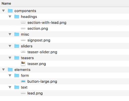 Exported components